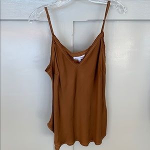 Bella Dahl Copper Tank with frayed edges